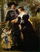 Peter Paul Rubens Rubens, his wife Helena Fourment, and their son Peter Paul oil painting reproduction